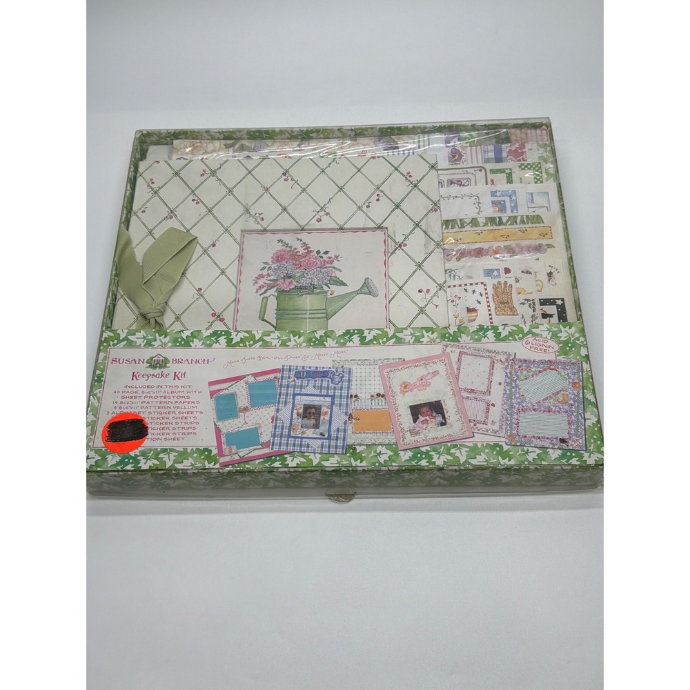 Susan Branch Colorbok Keepsake Kit Scrapbook Album Stickers Paper 13613 NEW